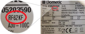 Produktnummer Dometic