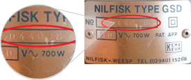 Produktnummer Nilfisk