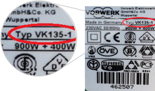 Produktnummer Mikrowelle