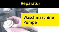 Austauschen der Pumpe einer Waschmaschine